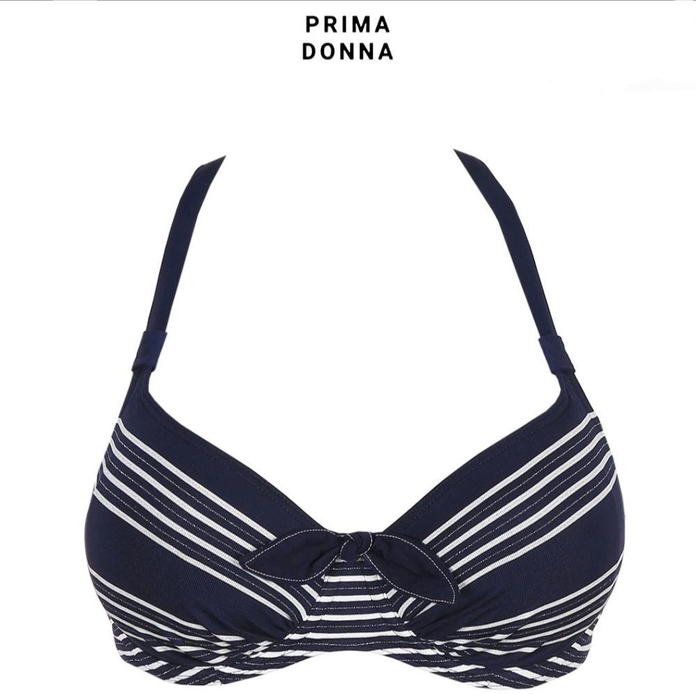 PRIMADONNA SWIM MOGADOR Bikini Top Full Cup Ruffed Size: UK 32E US 32DD